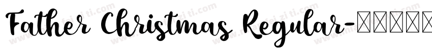 Father Christmas Regular字体转换